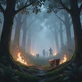 Walking through a forest: buildup pt.2